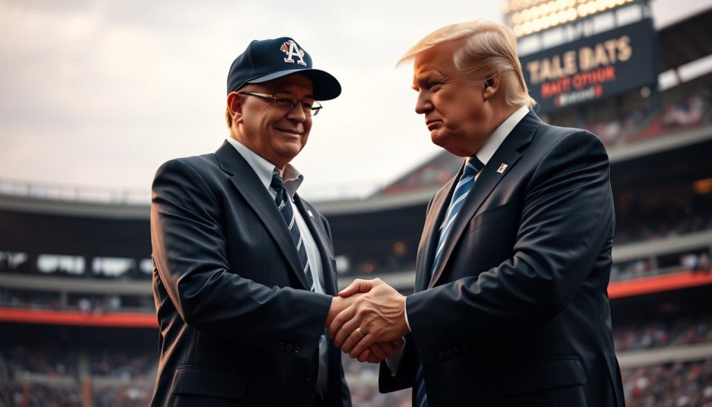 ロバーツ監督とトランプ大統領